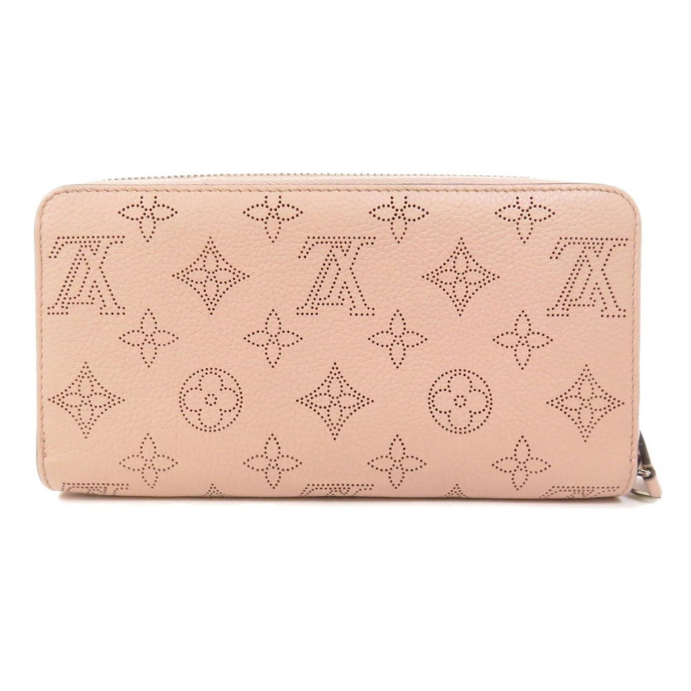 Louis Vuitton Mahina Zippy Wallet Long Leather Wallet Black
